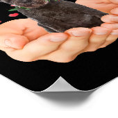 Cute Bouvier des Flandres Dit is mijn Valentijnse  Poster (Hoek)