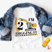 Cute Bouw Graaf Truck 2de Verjaardagsfeestje Kinder Shirts