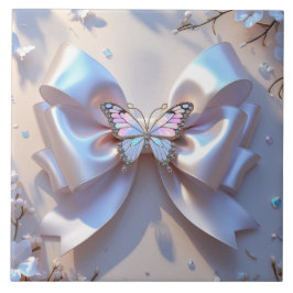 Cute bow Ceramic Tile Tegeltje