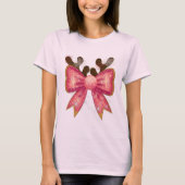 cute bow design T-shirt for girls (Voorkant)