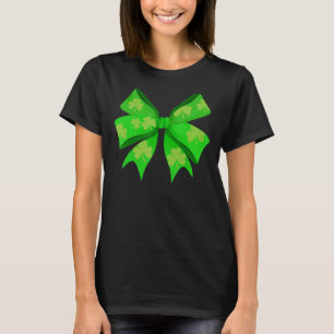 Cute Bow Girls Irish St Patricks Day Kinder 3 T-shirt