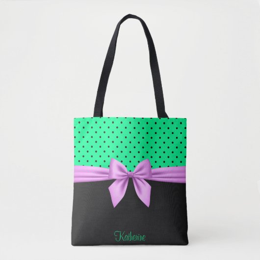 Cute Bow Tote Bag (Voorkant)