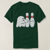 Cute Bowling Ball Ghost T T-shirt (Design voorkant)