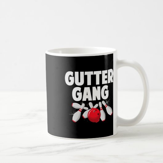 Cute Bowling Design for Men Kinder Bowling Spo Koffiemok (Rechts)