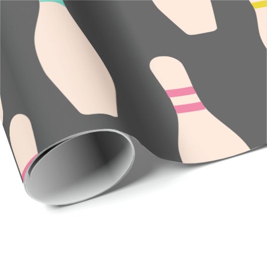 Cute Bowling Pins-opvulpapier Cadeaupapier (Rol Hoek)