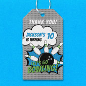 Cute Bowling-Style Birthday Kids Cadeaulabel