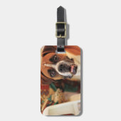 Cute Boxer Bagagelabel (Voorkant verticaal)