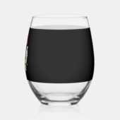 Cute Boxer dog Dog Christmas Nice Tried my Best  ( Wijnglas Zonder Voet (Links)