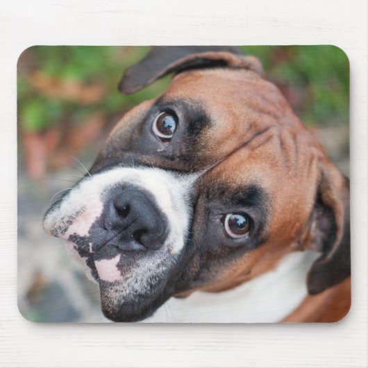 Cute boxer dog muismat (Voorkant)