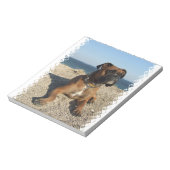 Cute Boxer Dog Notitieblok (Linkerzijde)