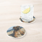 Cute Boxer Dog Onderzetters (Zijkant)