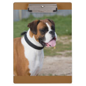 Cute Boxer/Dog Photo Clipboard Klembord (Voorkant)