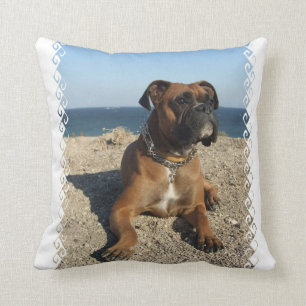 Cute Boxer Dog Pillow Kussen