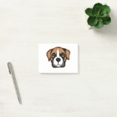 Cute Boxer Dog Puppy Portret Tekening Post-it® Notes (Kantoor)