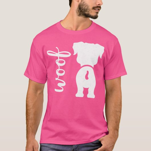 Cute Boxer Hondenliefhebber T-shirt (Voorkant)