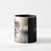 Cute Boxer Puppy – Stylish Dog Art Mok (Midden)