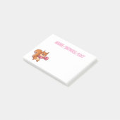 Cute Boxing Squirrel Funny Post-it® Notes (Schuin)