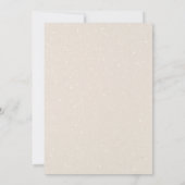 Cute boy angel baptisme-uitnodiging kaart (Achterkant)