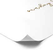 Cute Boy Aviator Airplane Baby Shower Welcome Poster (Hoek)