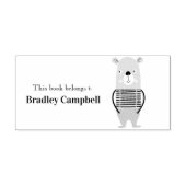 Cute Boy Beer Personalized Book behoort tot Rubber Rubberstempel (Afrduk)