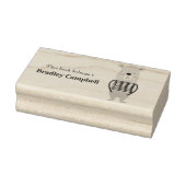 Cute Boy Beer Personalized Book behoort tot Rubber Rubberstempel (Stempel)