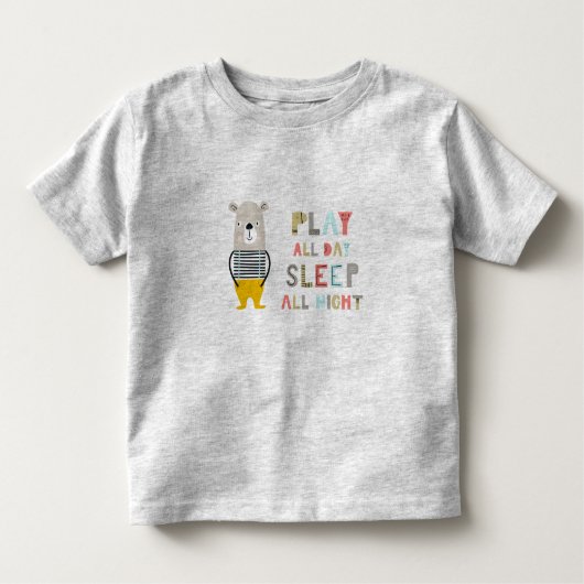 Cute Boy Beer Play de hele dag Kinder Shirts (Voorkant)