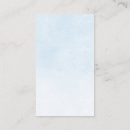 Cute Boy Elephant Baby shower Diaper Raffle Informatiekaartje (Achterkant)