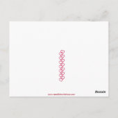 Cute Boy & Girl Heart Valentijn Briefkaart (Achterkant)