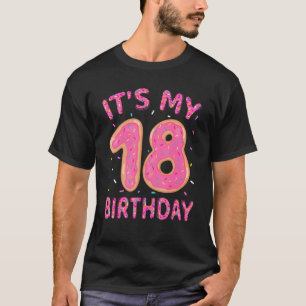 Cute Boy Girl Kind 18 jaar oud Het is mijn 18e ver T-shirt