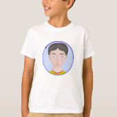 Cute Boy met enorme ogen T-shirt (Voorkant)