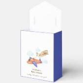 Cute Boy Minimal Aviator Airplane Toy Baby Shower  Bedankdoosjes (Open)