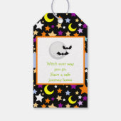 Cute Boy Mummy Halloween Costume Party Cadeaulabel (Achterkant)