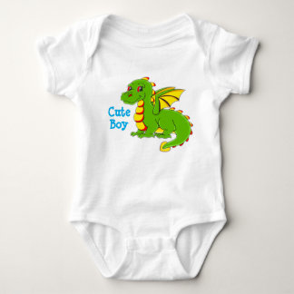 Cute Boy T-Shirt met dragon afbeelding Baby Bodysu