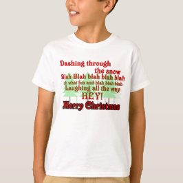 Cute Boys Funny Kinder Kerstmis T-shirt