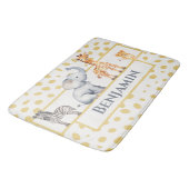 Cute Boys Oerwoud Safari Baby Animals Badmat (Gekanteld)