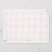 Cute Bra Lingerie Bridal Shower Invitation Kaart (Achterkant)