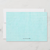 Cute Bra Lingerie Bridal Shower Invitation Kaart (Achterkant)