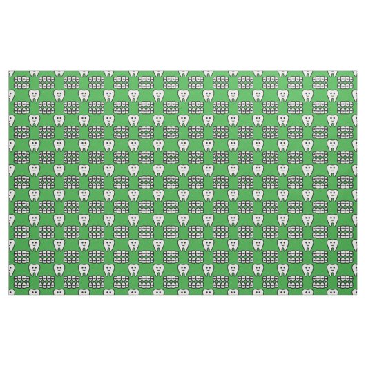 Cute Braces Pattern Stof (Yard (91,4 cm))