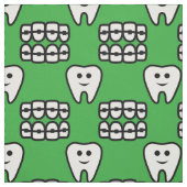 Cute Braces Pattern Stof (Swatch)