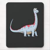 Cute Brachiosaurus Long Nick Dinosaur Muismat (Voorkant)