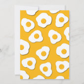 Cute Breakfast Brunch Kinder 1st Birthday Party Eg Kaart (Achterkant)