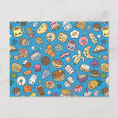 Cute Breakfast Food Briefkaart (Voorkant)
