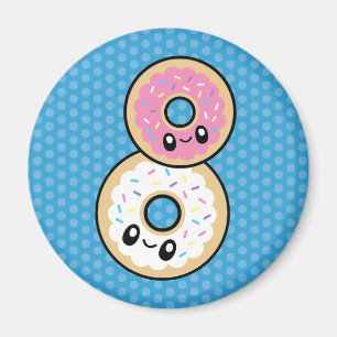 Cute Breakfast Food Donut Magneet