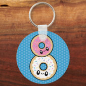 Cute Breakfast Food Donut Sleutelhanger (Voorkant)