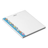 Cute Breakfast Food Notitieblok (Schuin)