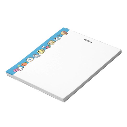 Cute Breakfast Food Notitieblok (Linkerzijde)