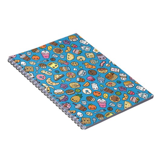 Cute Breakfast Food Notitieboek (Rechterzijde)