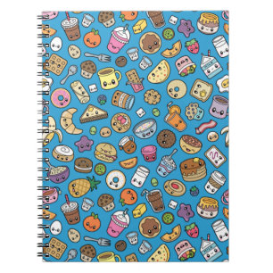 Cute Breakfast Food Notitieboek