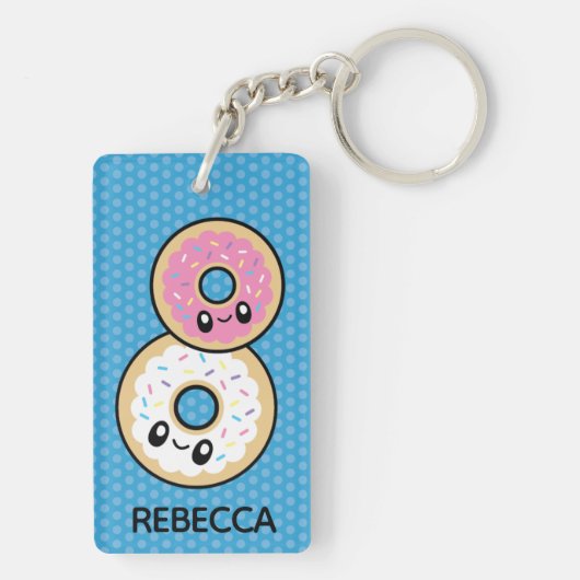 Cute Breakfast Food Sleutelhanger (achterkant)