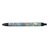 Cute Breakfast Food Zwarte Inkt Pen (Voorkant)